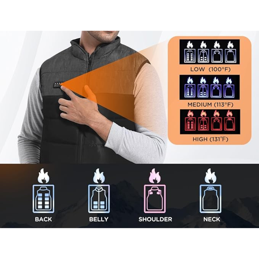 21 Heating Zones Electric Warming Vest