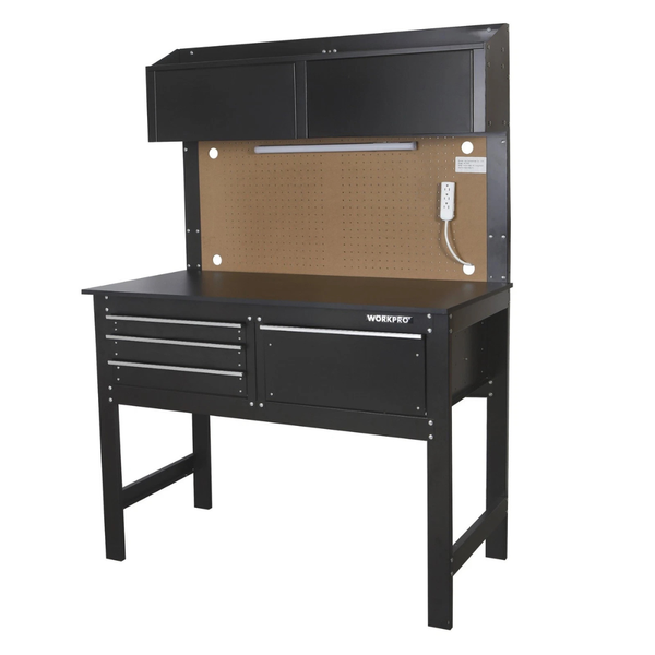 Workpro 2-in-1 48" Workbench & Cabinet Combo