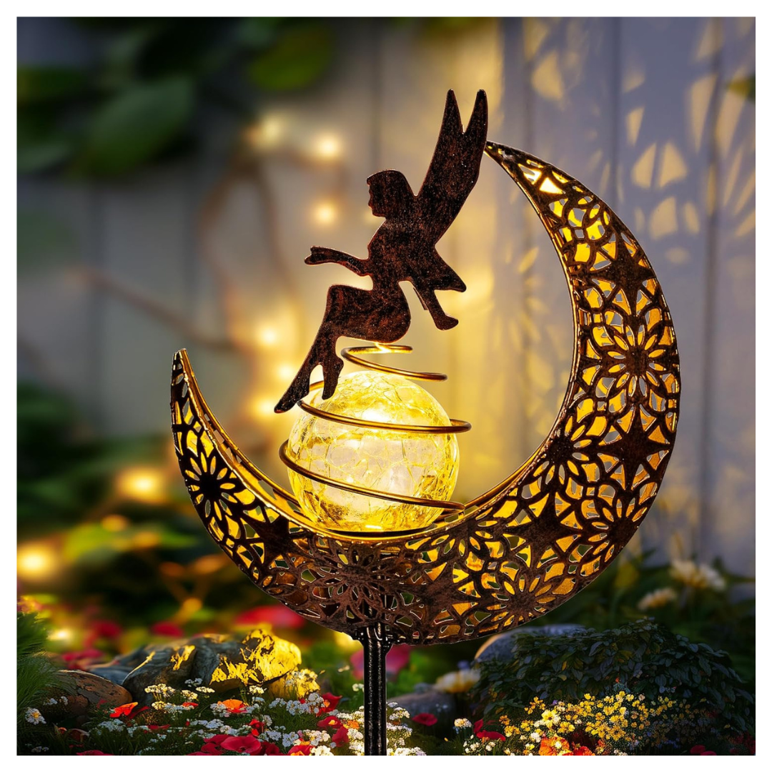 Suncket Solar Fairy Moon Garden Light