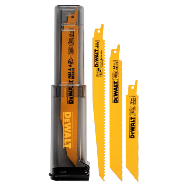 16-Pack Dewalt ToughCase Bi-Metal Reciprocating Saw Blade Set