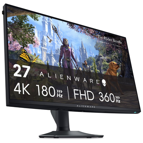 27" Alienware AW2725QF 4K UHD 180Hz 0.5ms IPS Freesync and G-SYNC Compatible Gaming Monitor