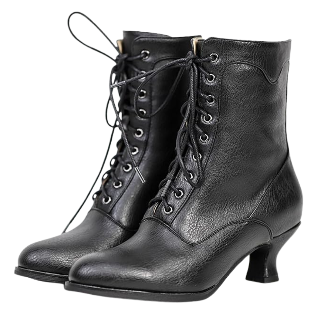 Women's Mid Calf Ankle Victorian Boots (Various)
