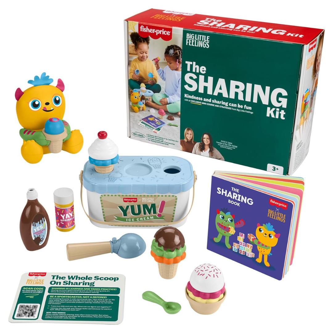 18-Piece Fisher-Price Toddler Big Little Feelings Sharing Activity Kit