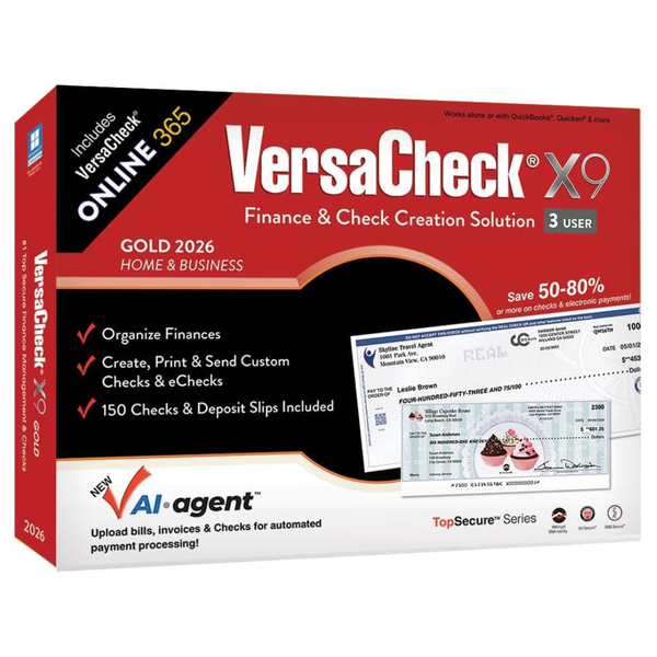 VersaCheck X9 Gold 2026 Bundle