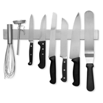 6" Modern Innovations Stainless Steel Magnetic Knife & Bar Holder