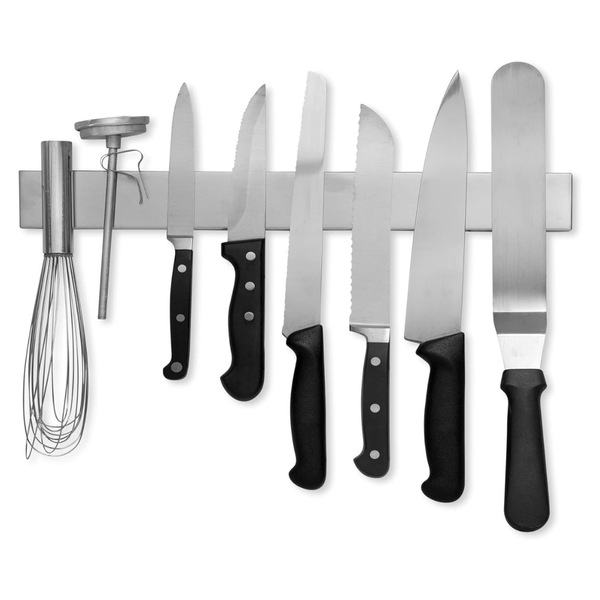 6" Modern Innovations Stainless Steel Magnetic Knife & Bar Holder