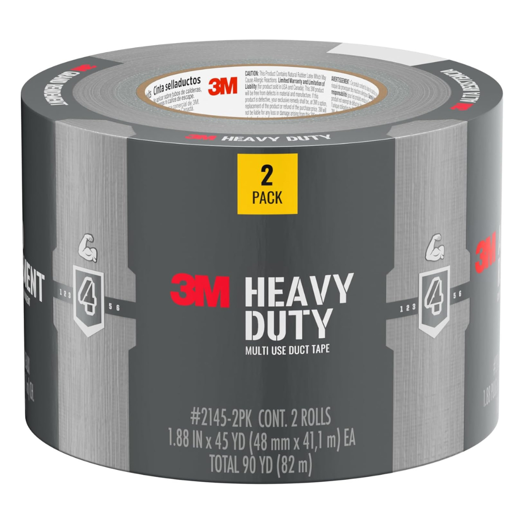 2-Pack Heavy Duty Duct Tape (1.88" x 45 Yd)