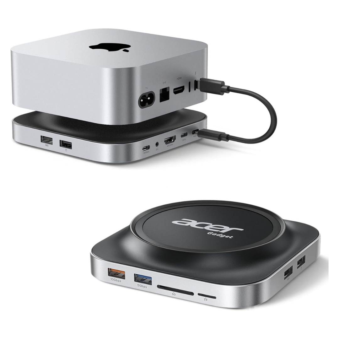 Acer Mac Mini M4 Aluminum Docking Station (Black)
