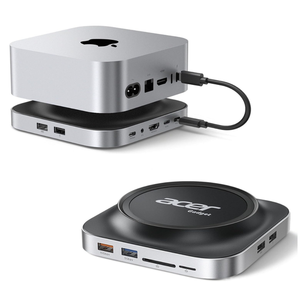 Acer Mac Mini M4 Aluminum Docking Station (Black)