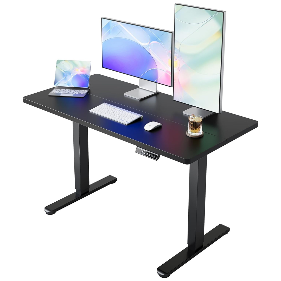 55" x 24" Electric Height Adjustable Computer Desk W/ 4 Memory Settings (2 Colors)