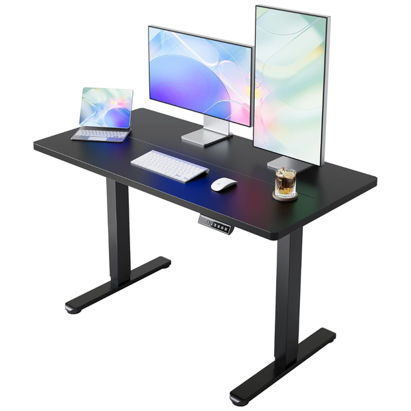 55" x 24" Electric Height Adjustable Computer Desk W/ 4 Memory Settings (2 Colors)