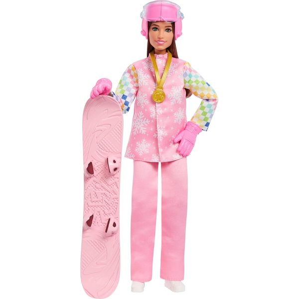 Barbie Careers Snowboarder Doll Playset With 10+ Accessories