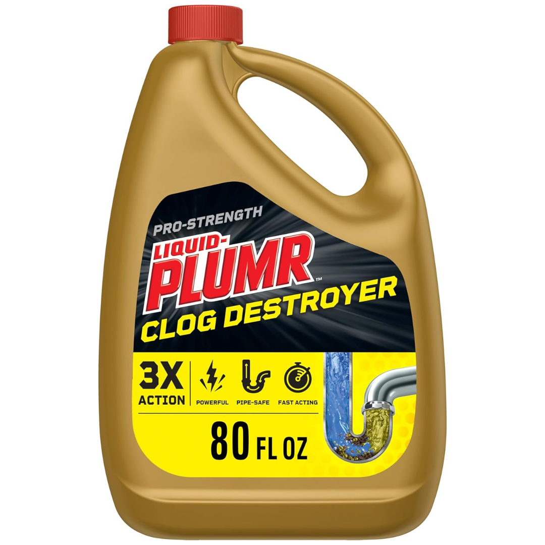 80 Fl Oz Clorox Liquid-Plumr Pro-Strength Clog Destroyer