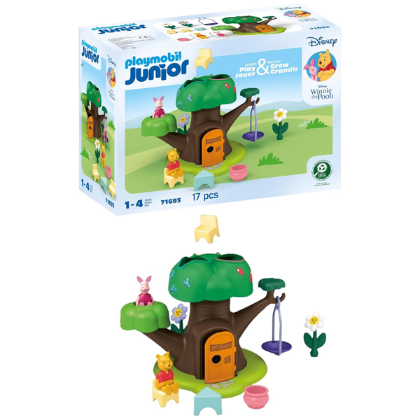 Playmobil Junior & Disney: Winnie The Pooh's & Piglet's Tree House