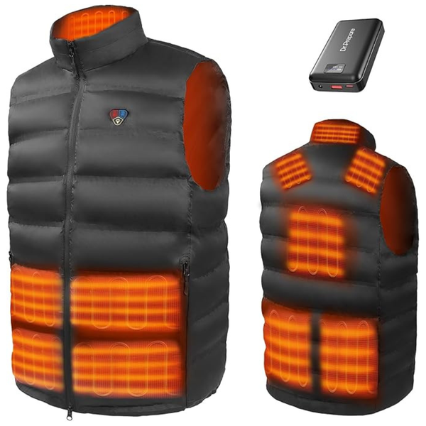 DR.PREPARE 3 Heat Levels Electric Heated Vest