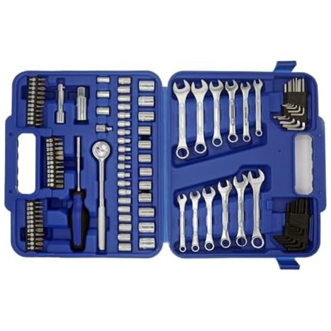 113-Piece Professional Mechanic Tool Set with Ratchet