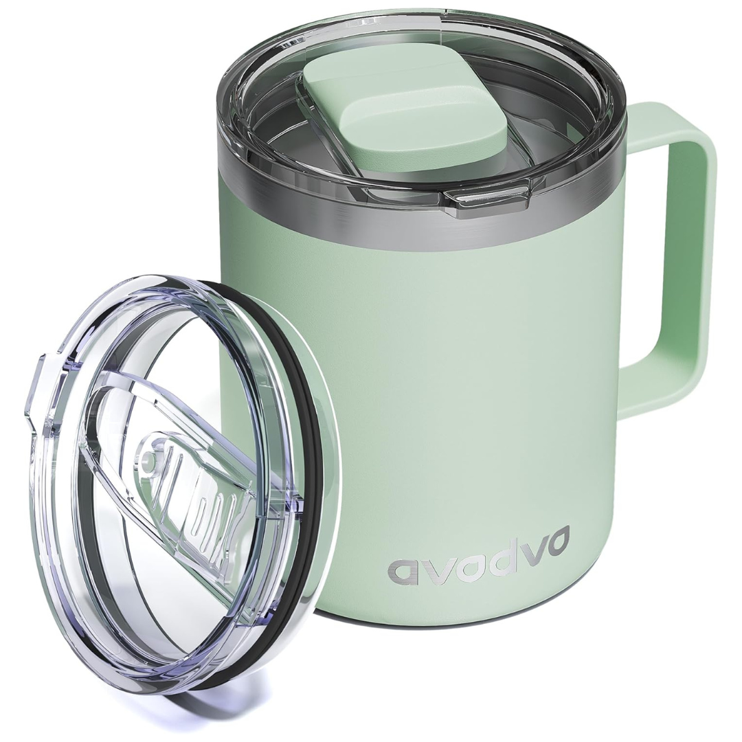 12oz Insulated Double Vacuum Coffee Mug (Various)