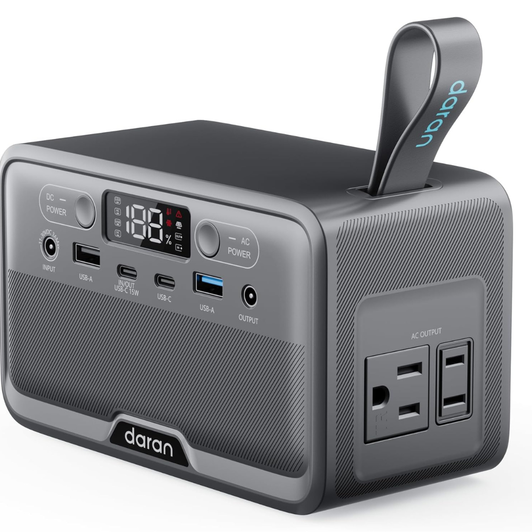 28,000mAh 100W Portable Solar Power Station w/ AC Outlets