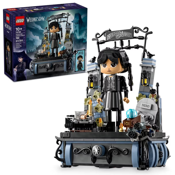 702-Piece LEGO Wednesday Addams Figure Display Set (76780)