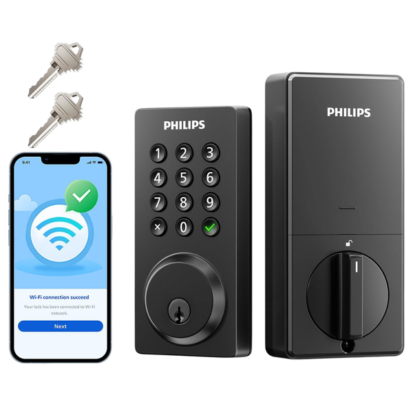 Philips IP54 Waterproof Smart Door Lock Built-in WiFi