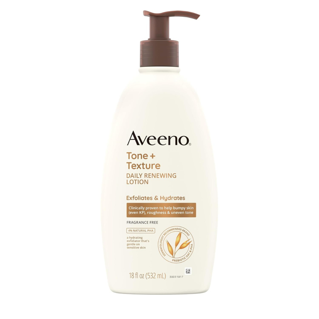 18 fl. oz Aveeno Tone + Texture Daily Renewing Body Lotion