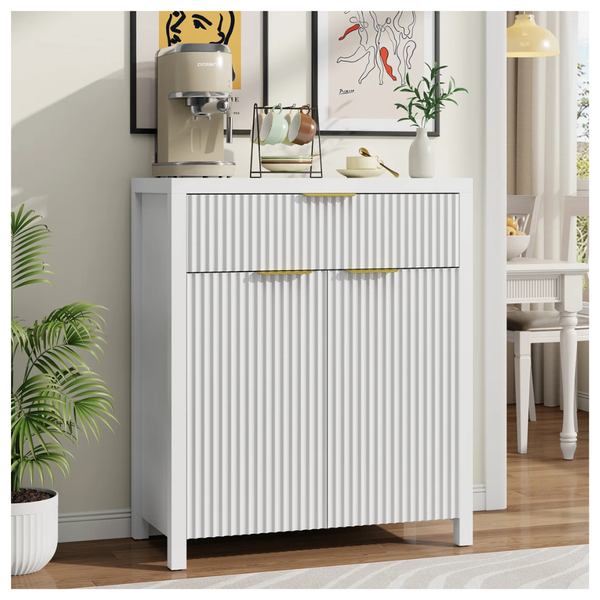 Ebern Designs Modern Sideboard Cabinet With Large Drawer (3 Colors)