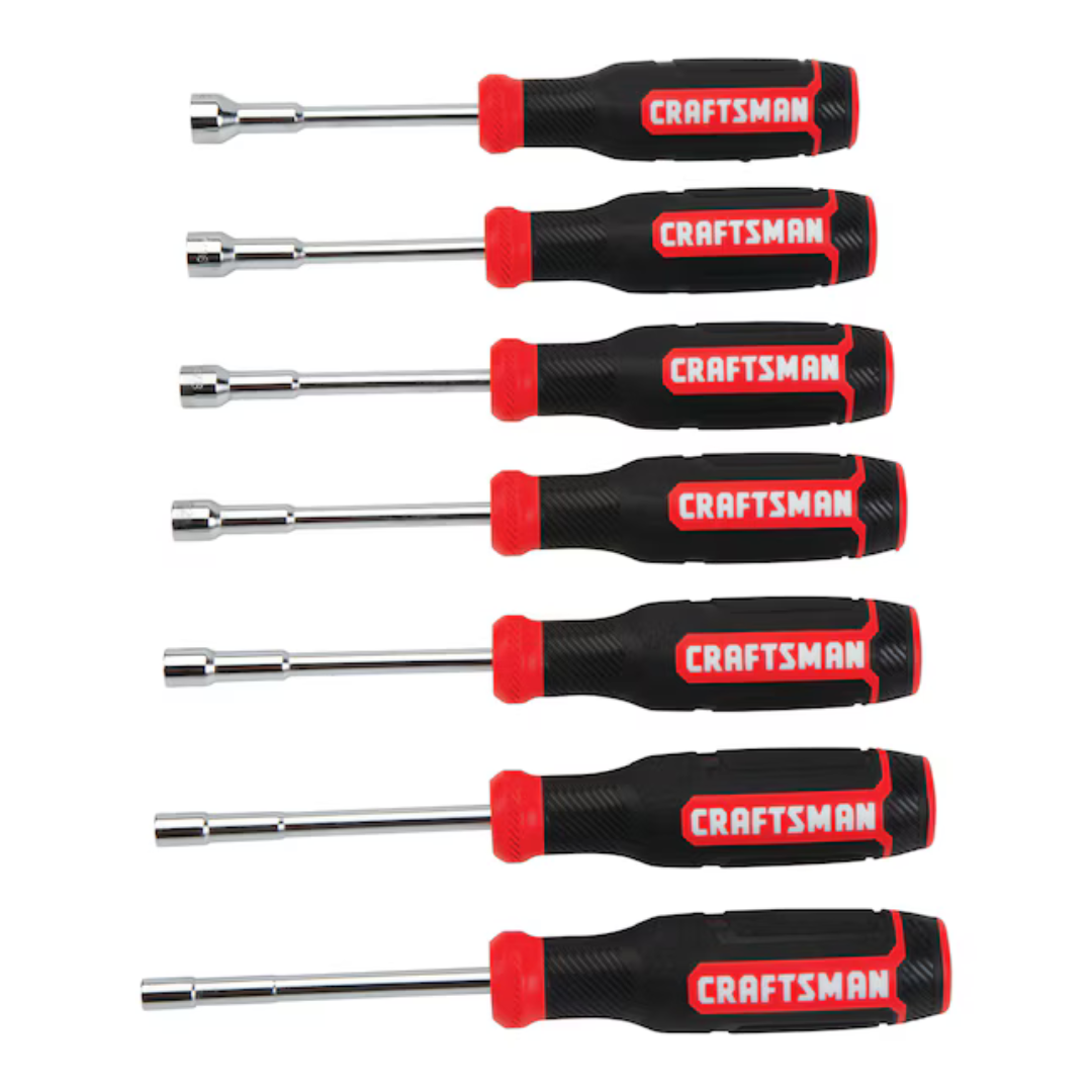 7-Piece Craftsman Metric & Standard (SAE) Spline Nut Driver Set