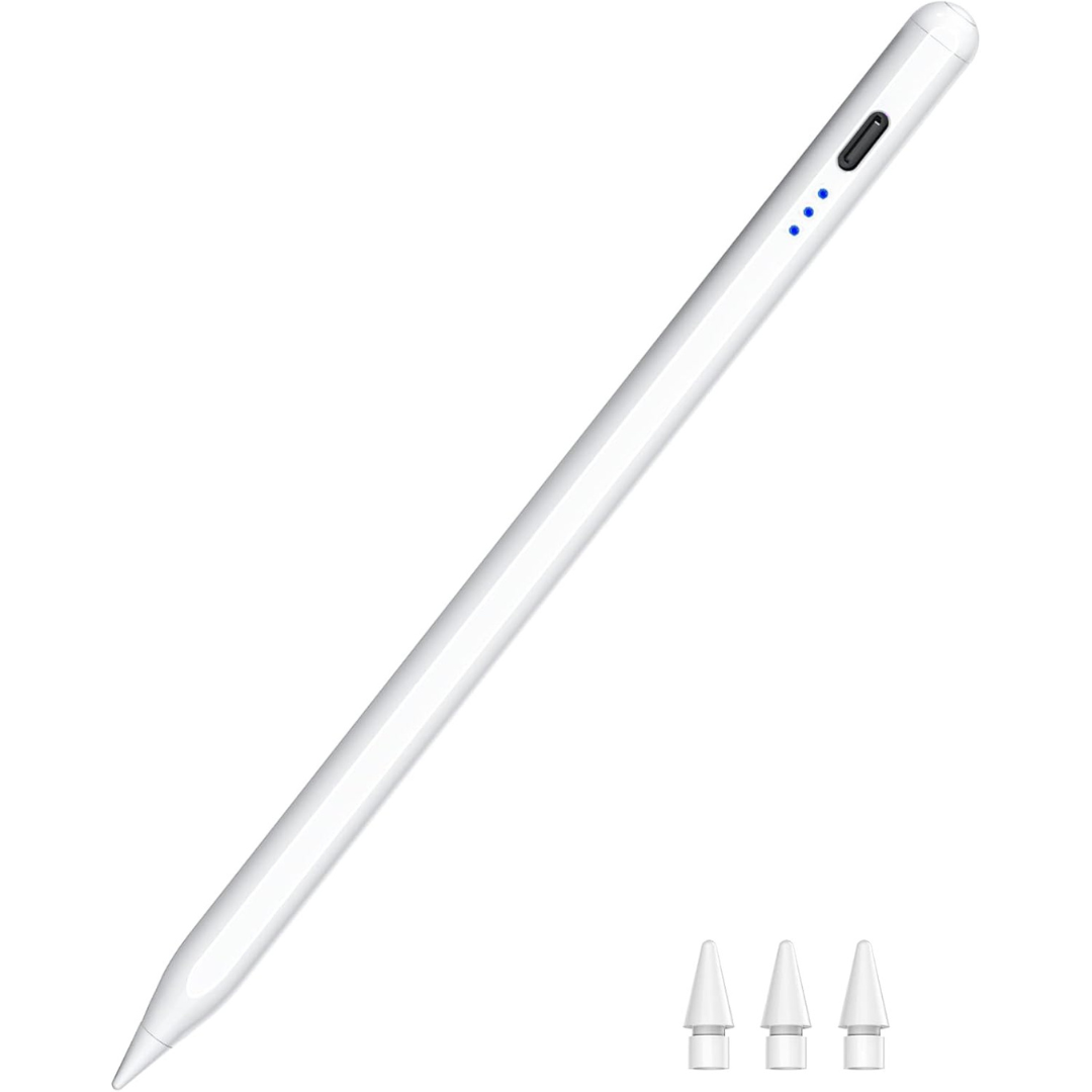 Stylus Pen For iPad 2018-2025, Magnetic Tilt Pencil