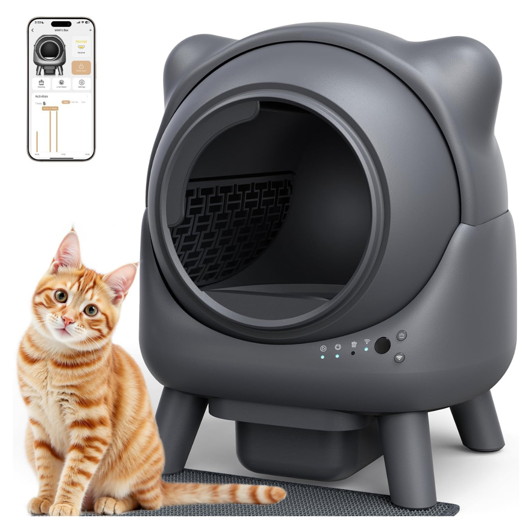 FEELNEEDY Self Cleaning Odor Control Automatic Litter Box