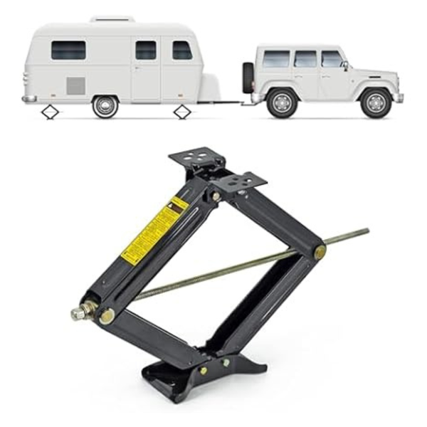 24" Cobra-Tek CBK-1124-PBK 2500 lbs Trailer Jack