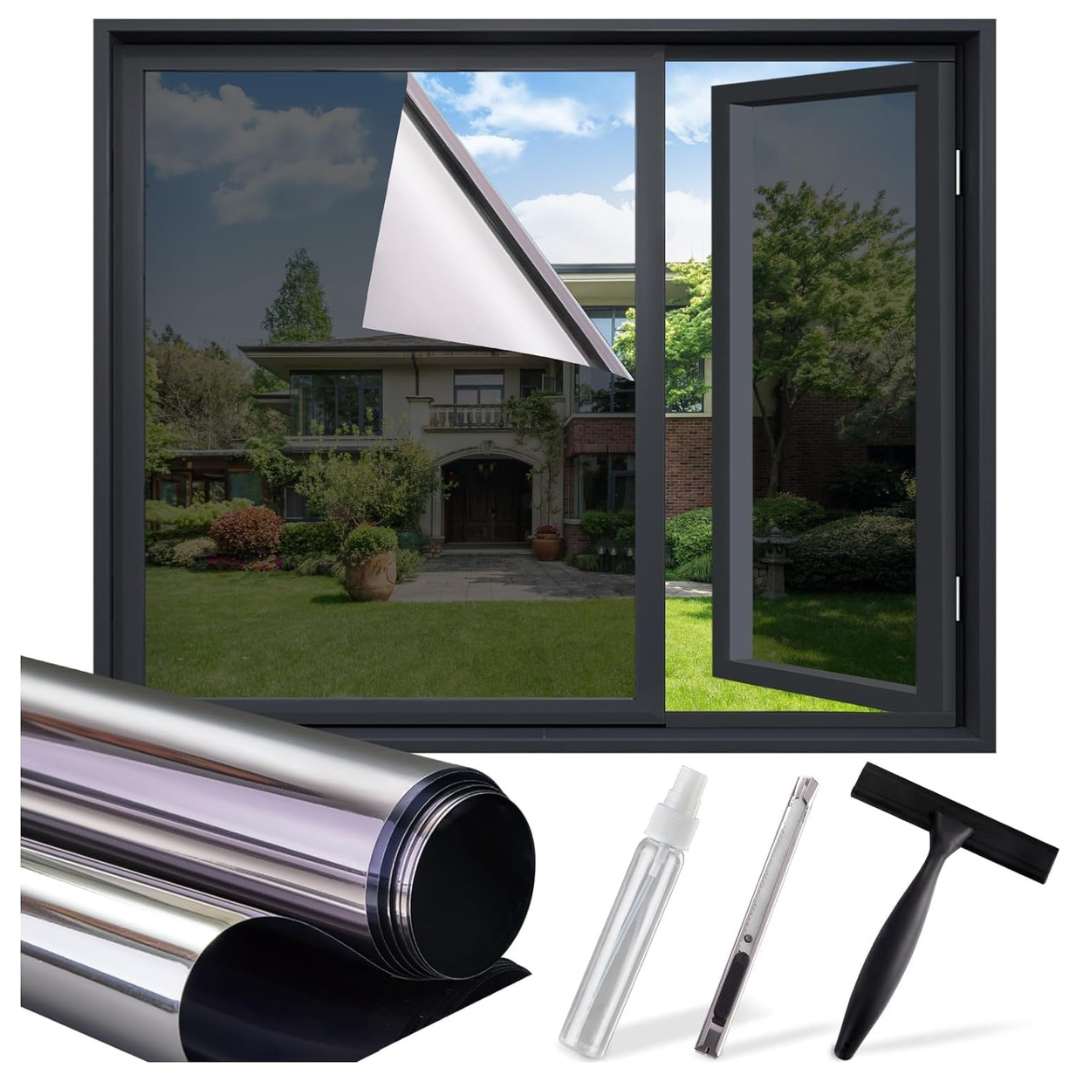 17.5" x 78.7" One Way Window Privacy Film W/ 3 Free Tools