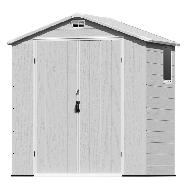 6'x4' Patiowell Resin Storage Shed (White)