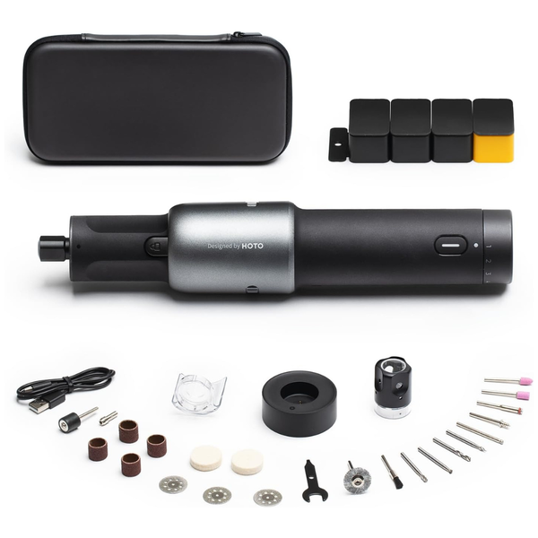 35-in-1 Cordless 5-Speed Variable Rotary Tool Kit W/ Accessories