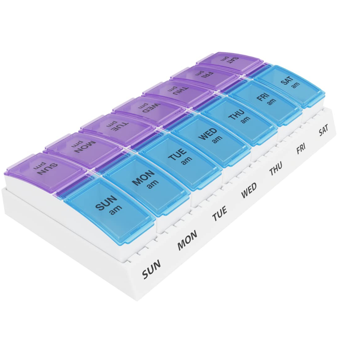 Ezy Dose BPA Free Weekly (7-day) Pill Case