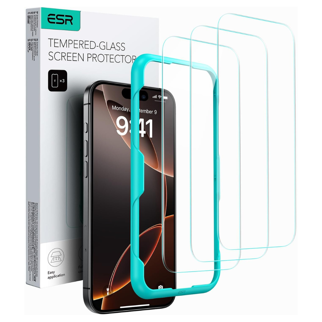 3-Pack ESR iPhone 16 Pro Max Screen Protector