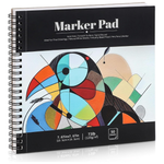 50-Sheets Professional Grade Alcohol Marker Paper Sketchbook (7.6" x 7.6")