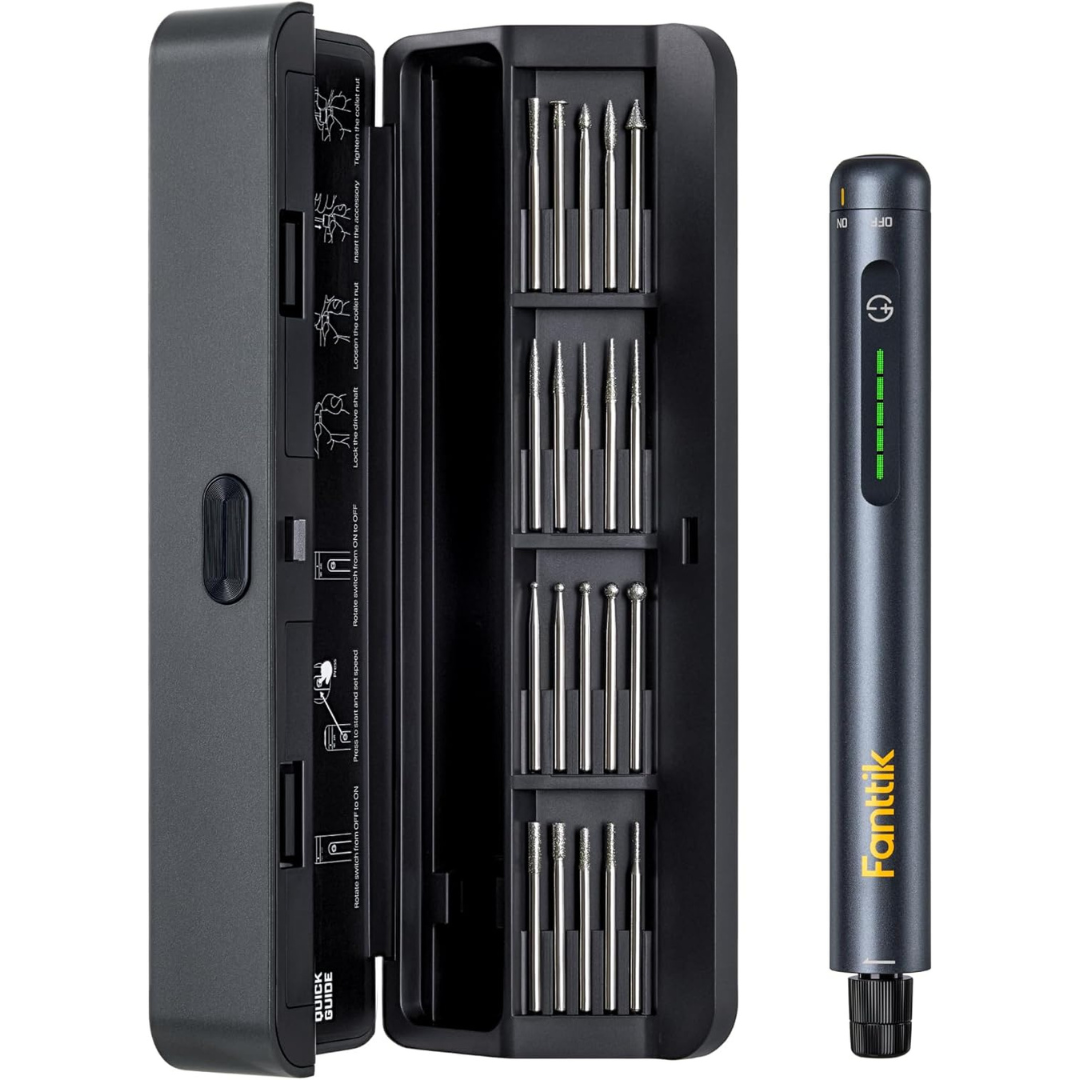 20-Piece Fanttik F2 Master Engraving Pen Kit With 5 Variable Speed