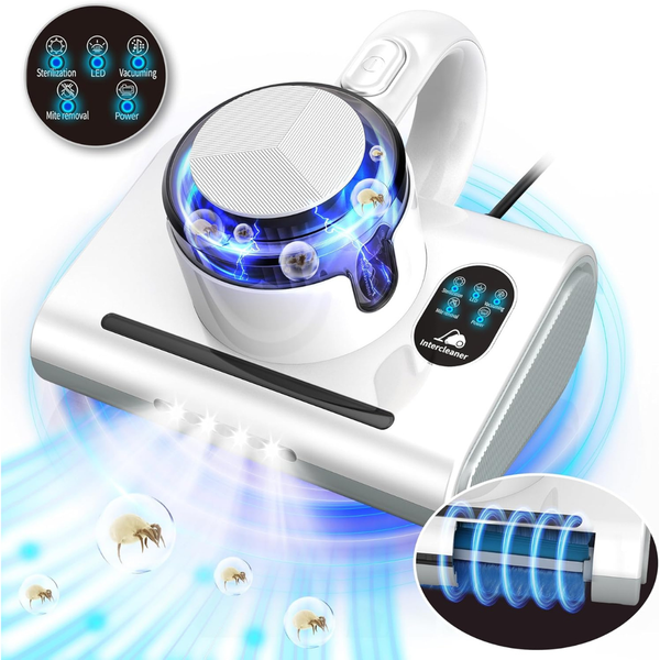 Intercleaner 13Kpa Mattress Vacuum Cleaner With UV-C Light