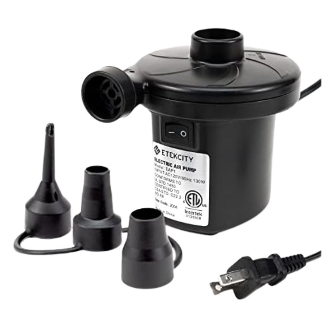 Etekcity 110-120 Volt Electric Air Mattress Portable Air Pump
