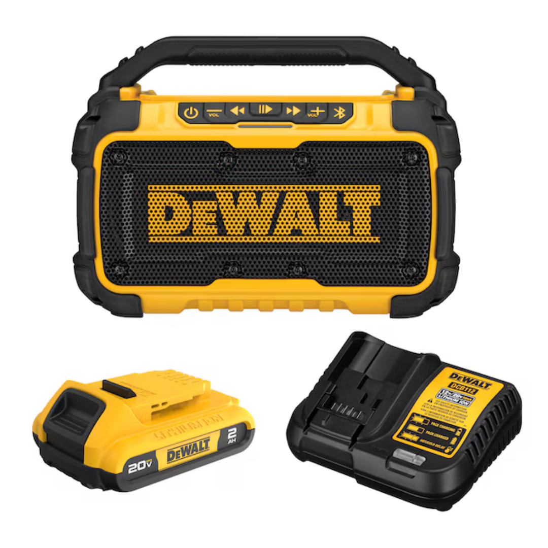 DEWALT Indoor/Outdoor Portable Speaker Set