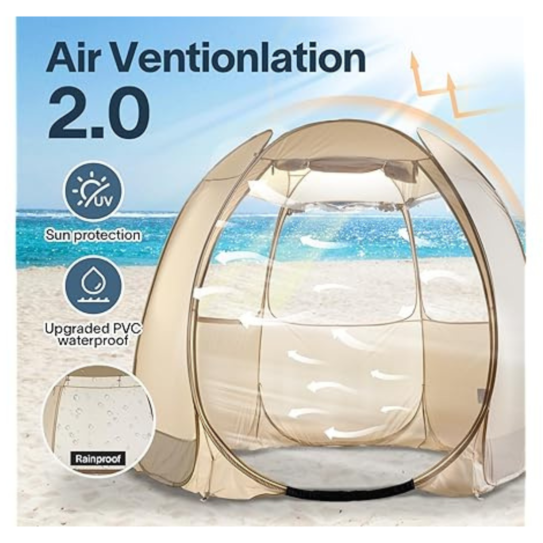 Leedor Hexagon Pop Up Sun Shade Camping Tent