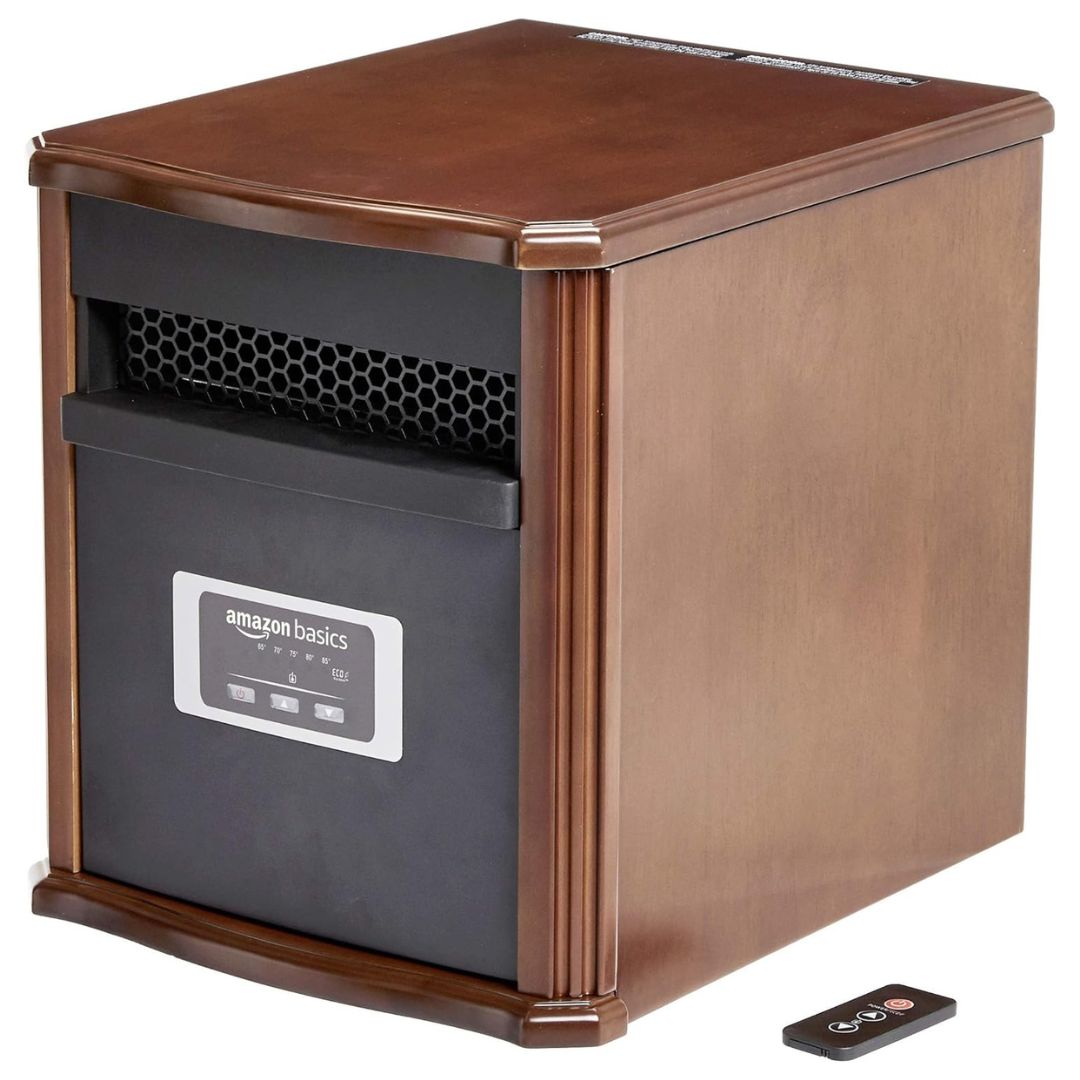 Amazon Basics 1500W Power Setting Eco-Smart Space Heater