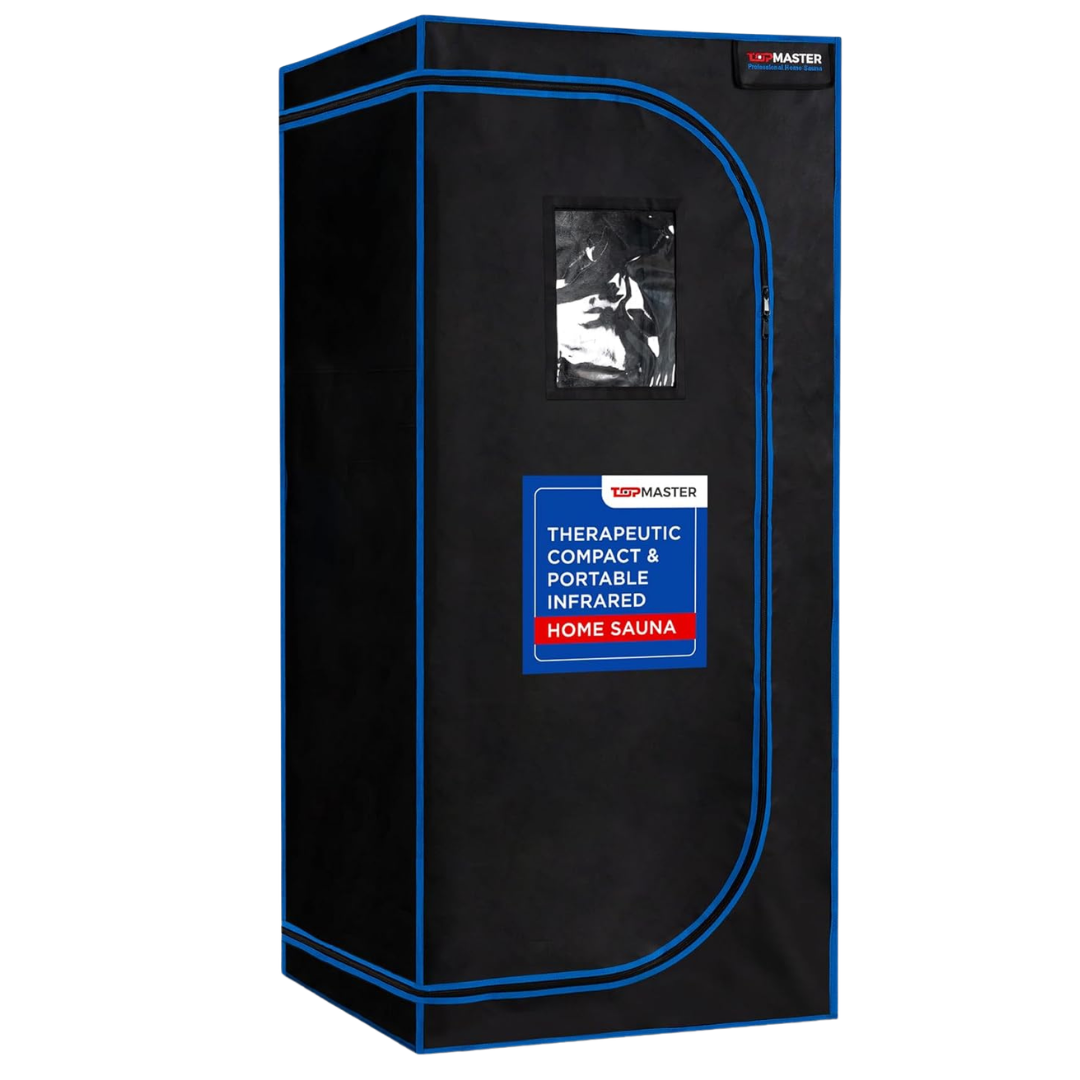 TopMaster Foldable Sauna Full Size Infrared W/ 1300W Power