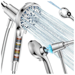 DAKINGS High Pressure Filtered Shower Head With Handheld