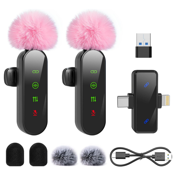ZealSound Mini Lavalier Mic With LED Display