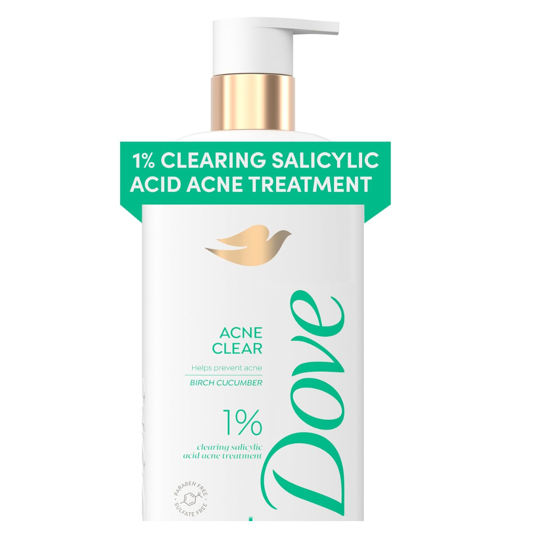 18.5-Oz Dove Body Wash With Salicylic Acid
