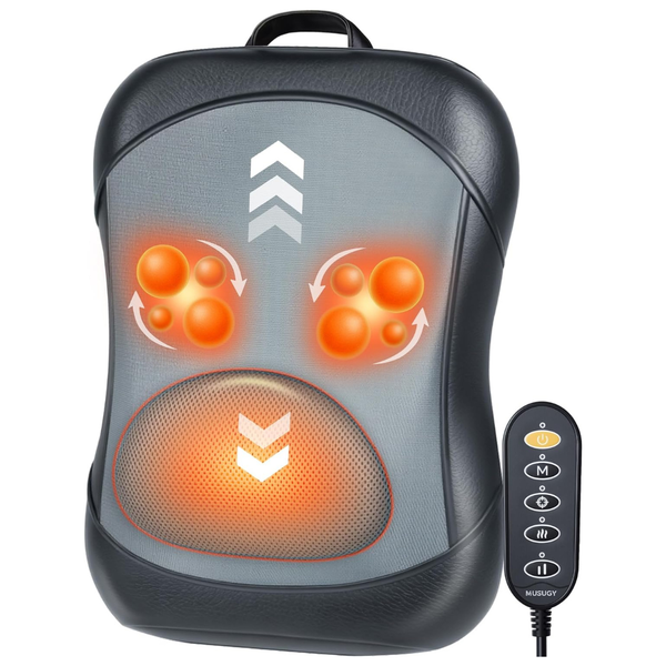 Musugy Shiatsu Back Massager With Heat
