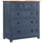 Joaxswe 33.2" Farmhouse 5 Drawer Dresser