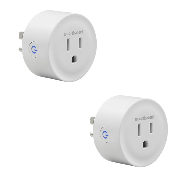 2-Pack Smart WiFi Plug Works With Alexa & Google