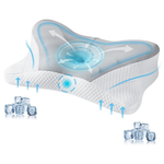 Cervical Cooling Ergonomic Memory Foam Neck Pillows